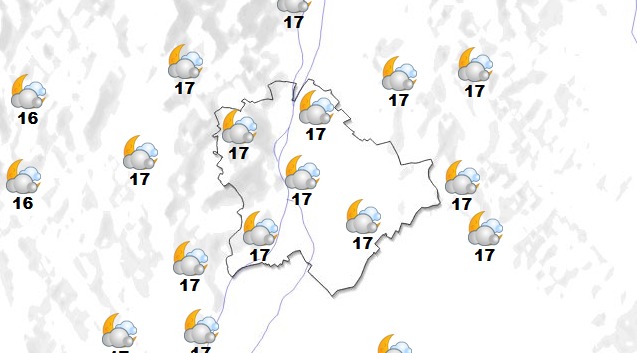 Budapesti időjárás pénteken