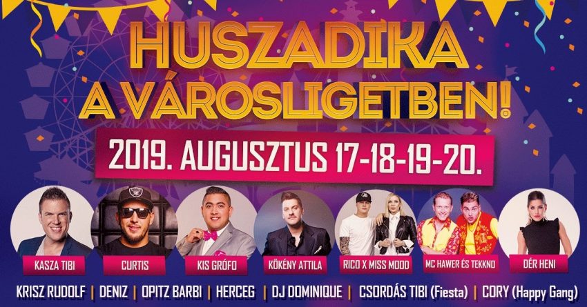 Programok a Városligetben (2019. augusztus 17-18-19-20.)