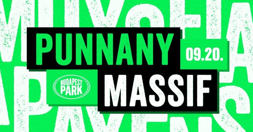 Szezonzárás szeptember 20-án a Punnany Massiffal a Budpaest Parkban