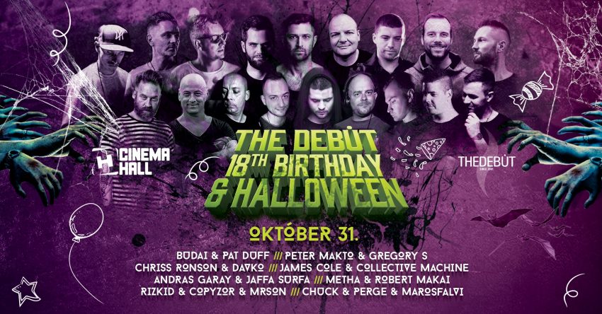 A legjobb bulik október 31-én: The Debut 18th Birthday & Halloween