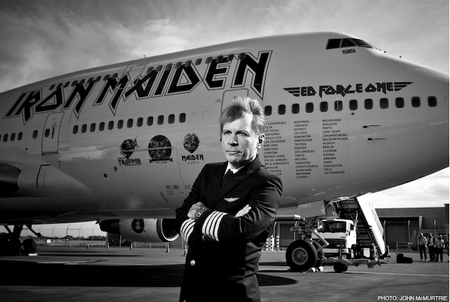 Az Iron Maiden repülője