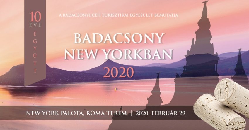 Budapesti programok: Badacsony New Yorkban 2020.