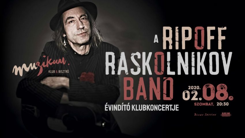 A Ripoff Raskolnikov Band évindító klubkoncertje