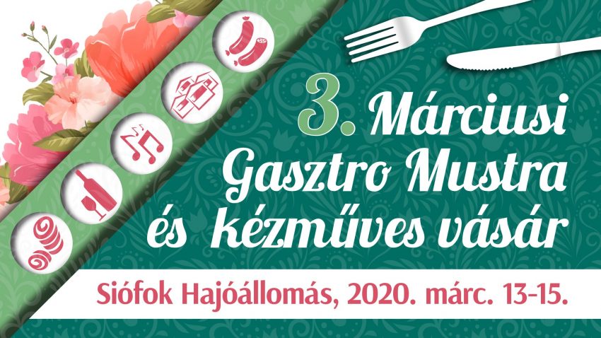Balatoni programok március: Gasztro Mustra