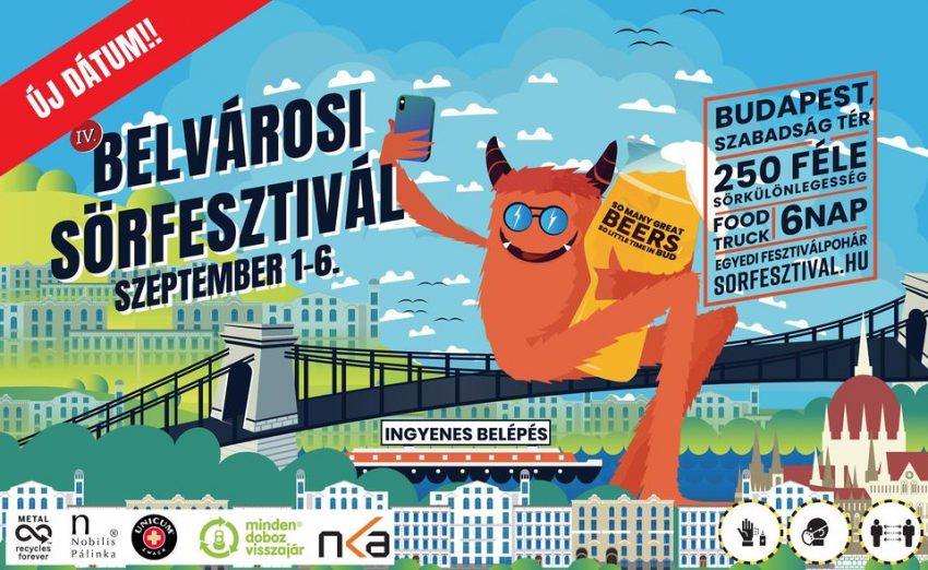 Hétvégi programok Budapesten: Belvárosi Sörfesztivál I Szeptember 1-6. I Szabadság tér