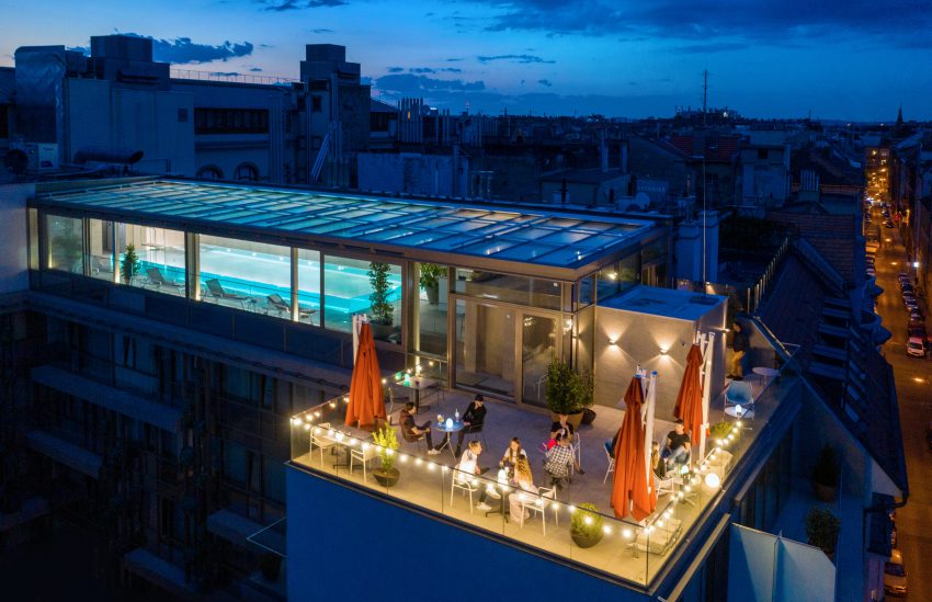 Rooftop Budapest: Cortile Sky Bar&Pool