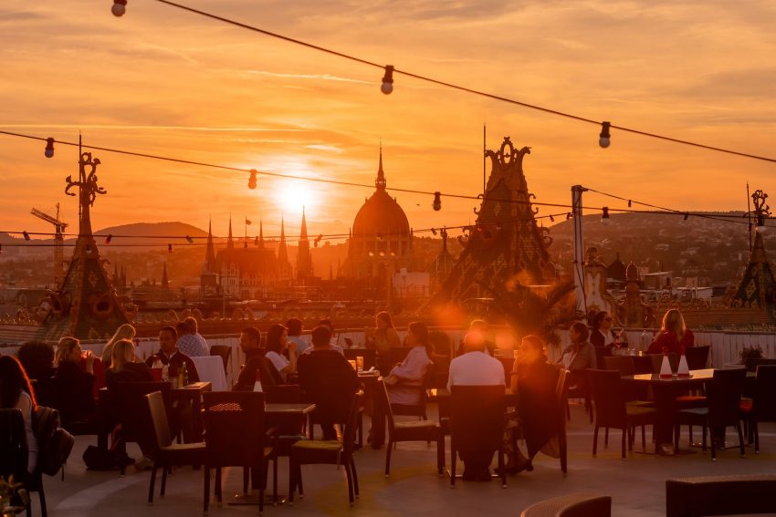 Restaurant rooftop Budapest: Intermezzo