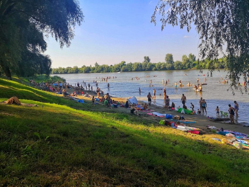 Dobrád strand, tisza