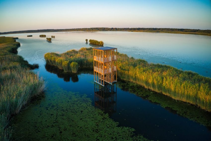 Vízi kilátók, Tisza-tó, vízi programok, kenuzás