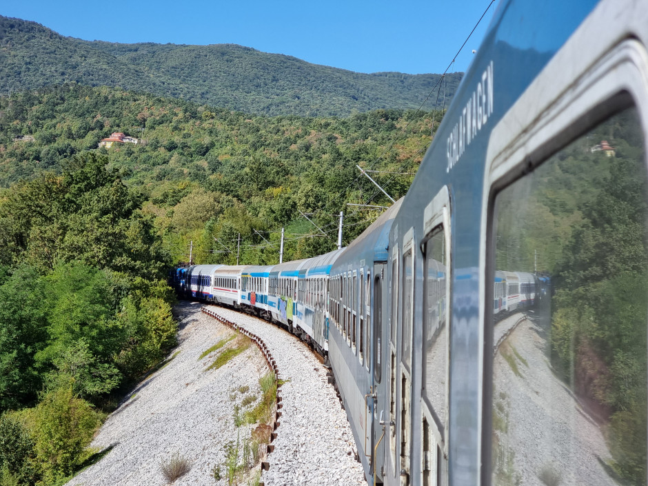 nemzetközi vonat Európa