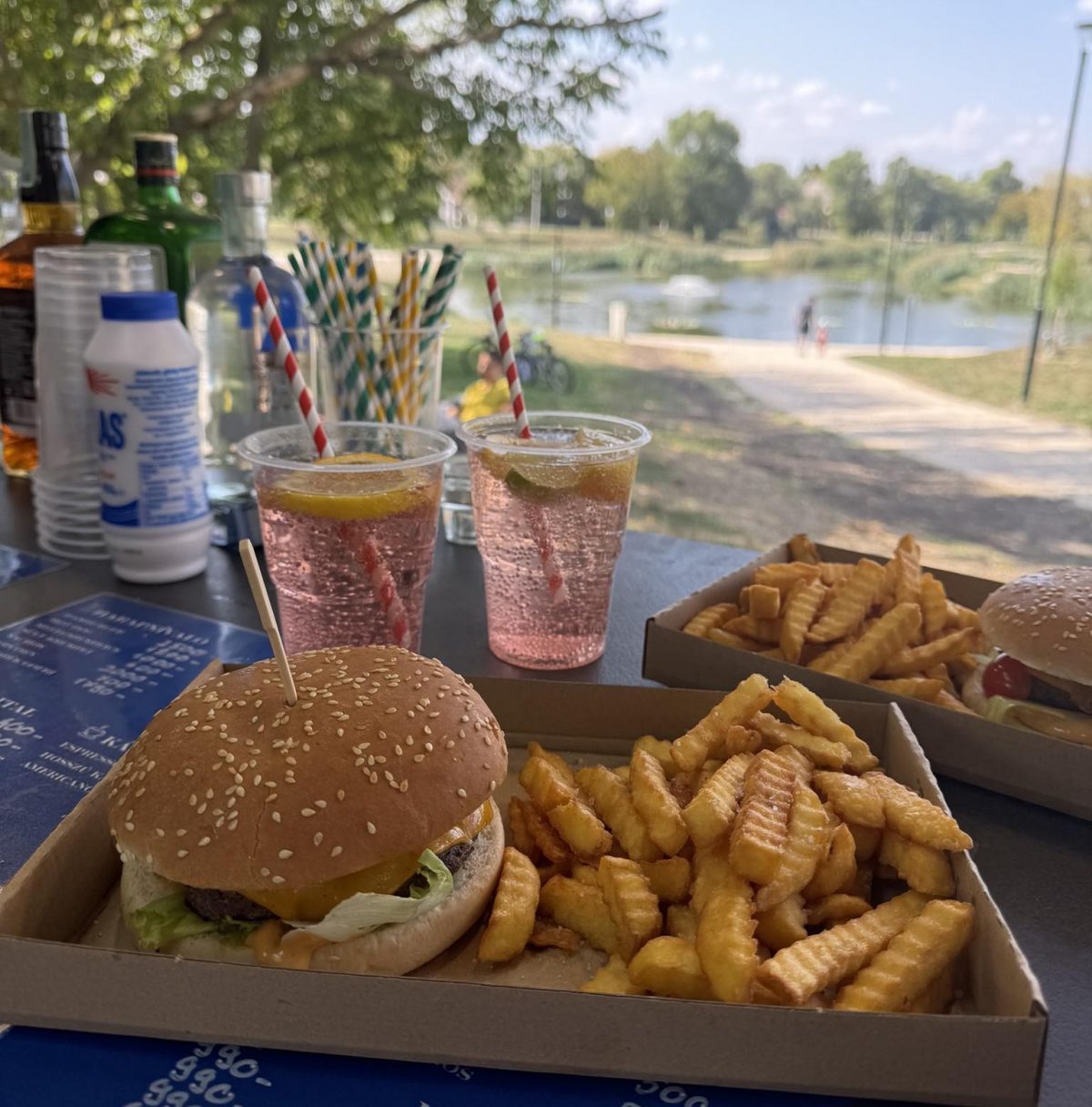 vízparti gasztrohelyek, tópart, étterem