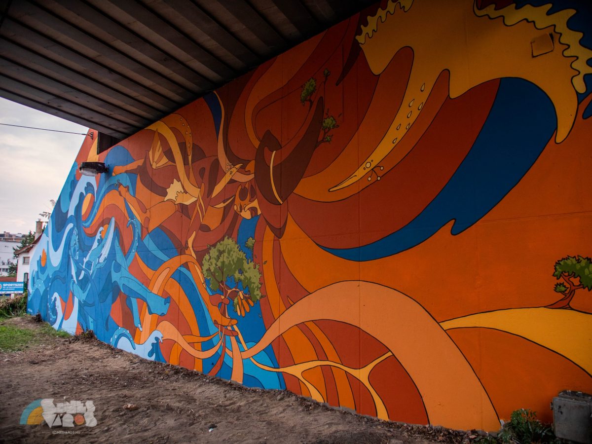 street art, falfestmény, Színes Város, színes