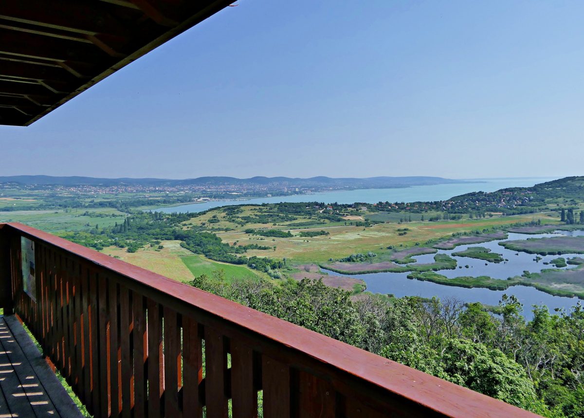 Balaton, kilátó, kilátóterasz, kilátópont, panoráma, táj, látvány, gyönyörű, Tihany