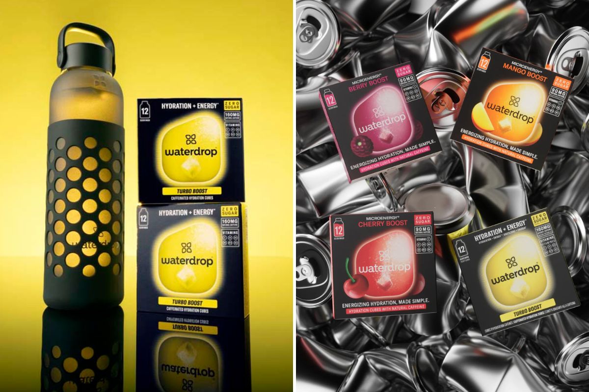 TURBO BOOST Microenergy italkocka, italkocka, energia, ősz, kulacs, kirándulás, sárga, fekete