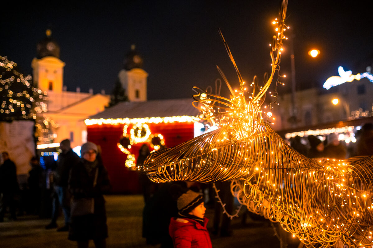 rénszarvasok Debrecen