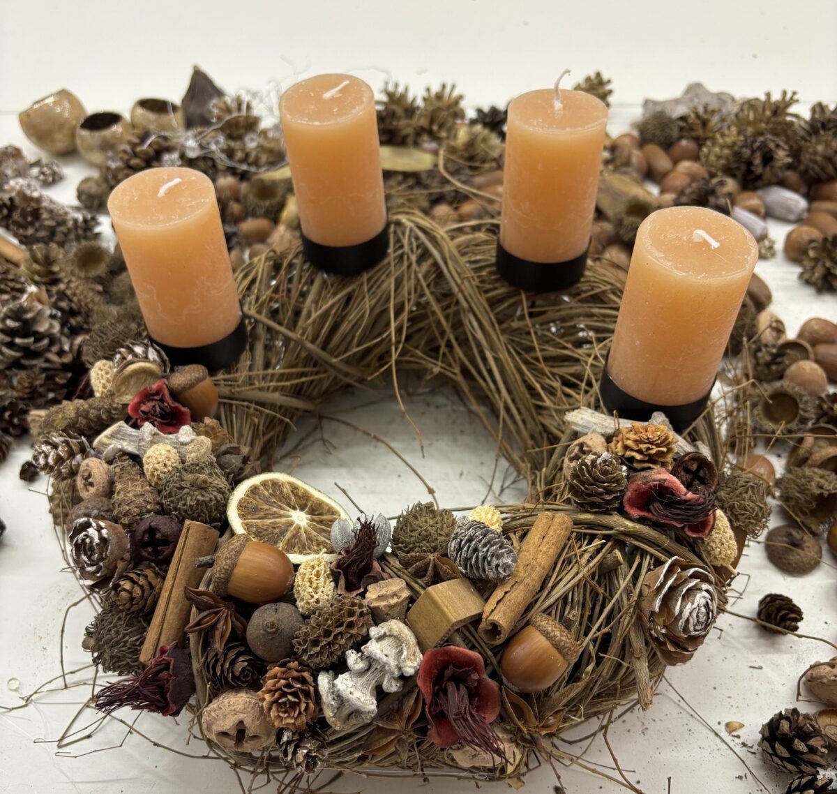 adventi koszorú készítő workshop 2025 Budapest