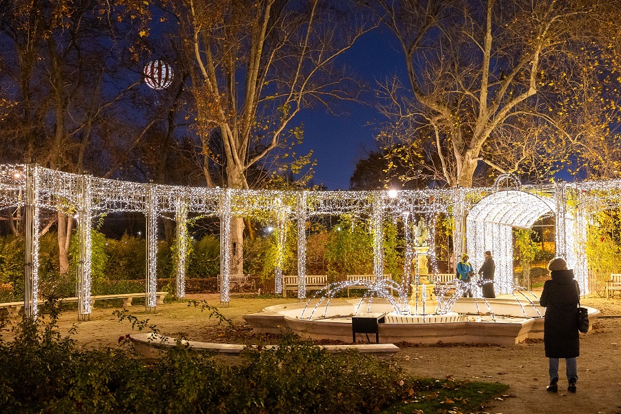 adventi fénypark, fénykiállítás, advent a Ligetben