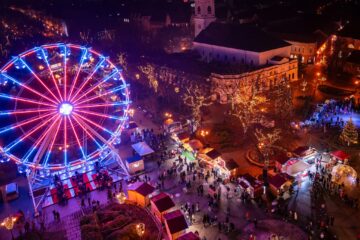 óriáskerék, ünnep, karácsony, advent, december