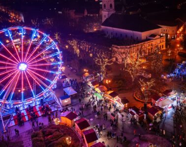 óriáskerék, ünnep, karácsony, advent, december