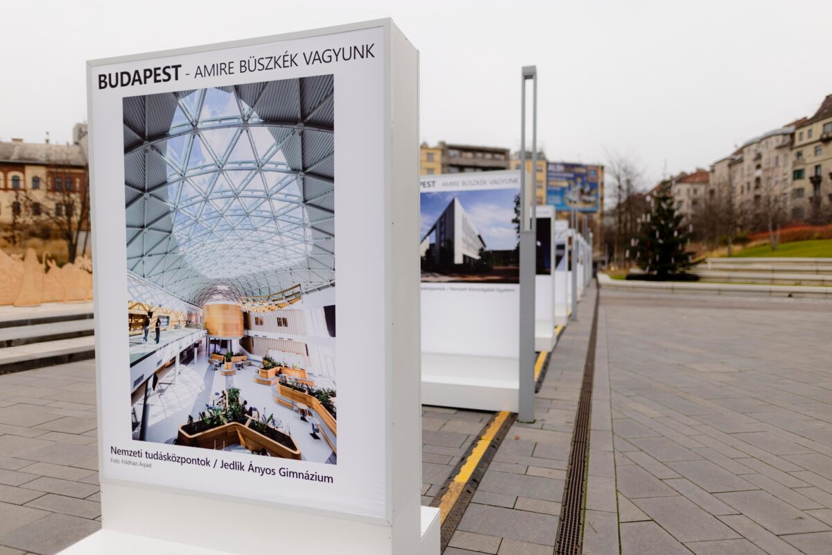 „Budapest – Amire büszkék vagyunk” ingyenes kiállítás a Széllkapu Parkban