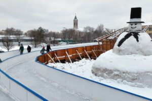 Az ország legnanagyobb hóembere
