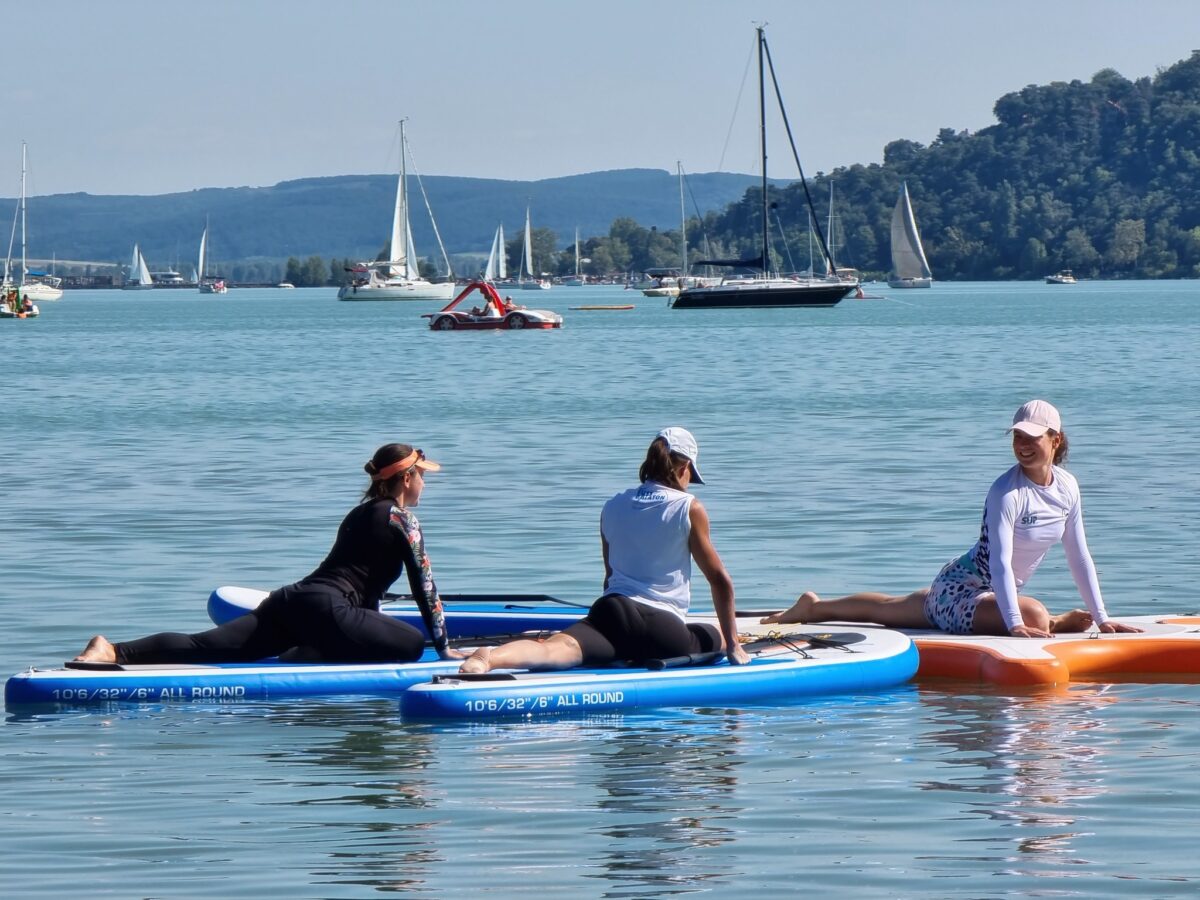 SUP jóga Kékszalag PORT