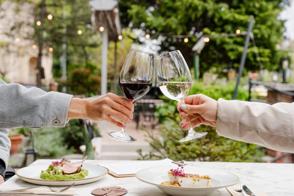 Andrássy Garden restaurants with terraces in Budapest
