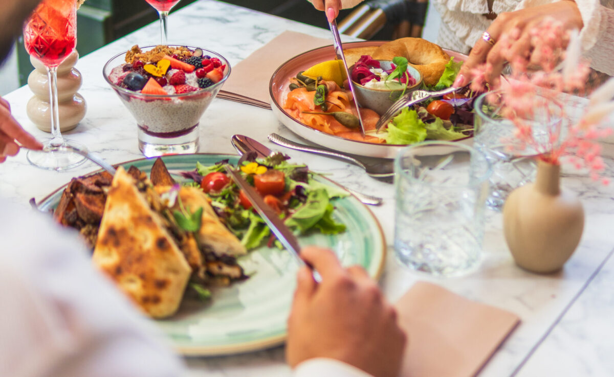 Vintage Garden Budapest reggeliző brunch