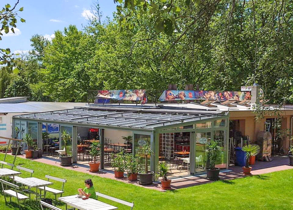 Jóbarátok Fish Fry restaurant on the Northern Shore of Lake Balaton