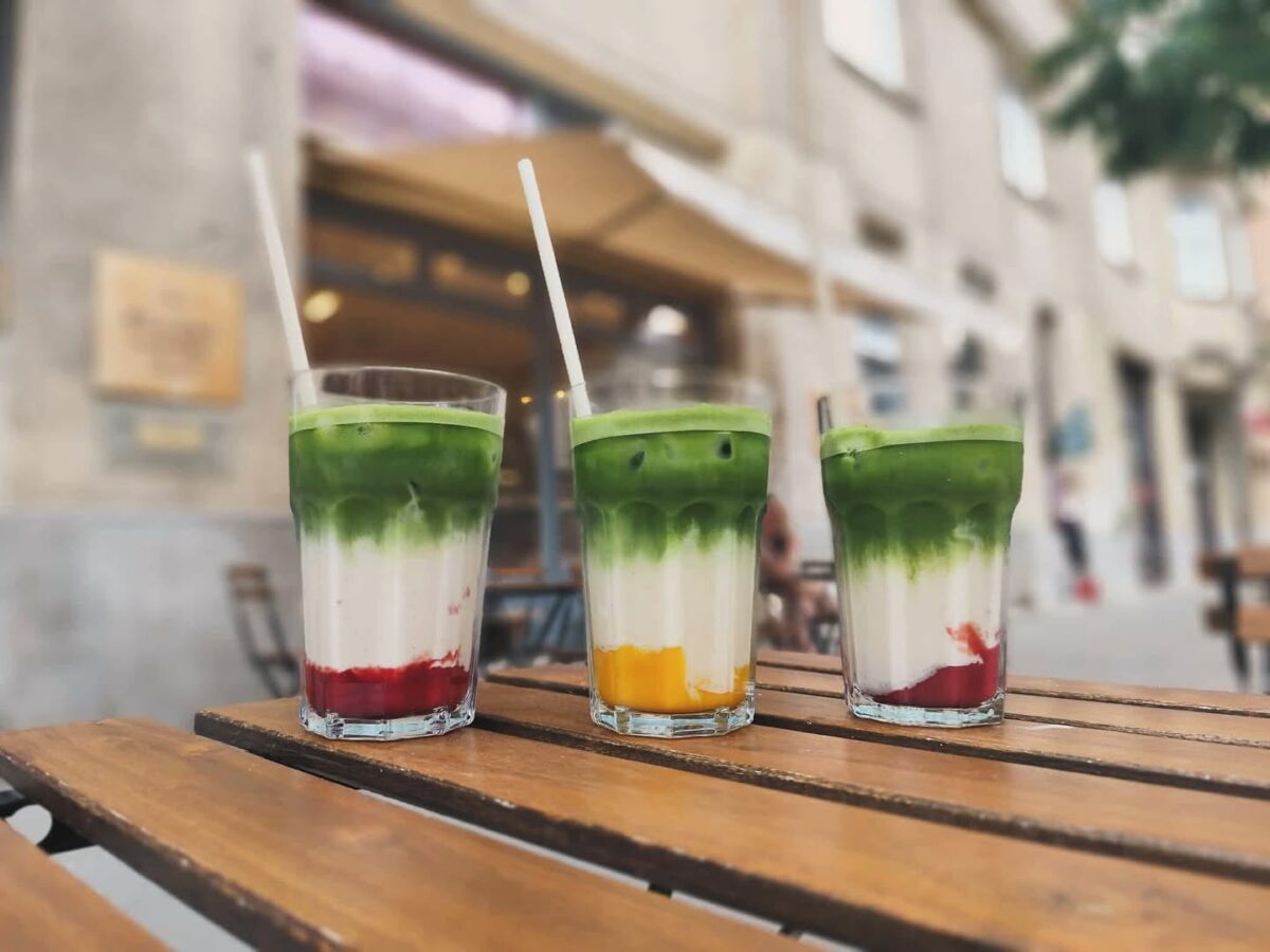Madal Cafe matcha Budapesten