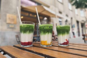 Madal Cafe matcha Budapesten