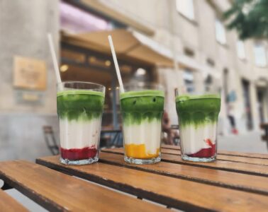 Madal Cafe matcha Budapesten