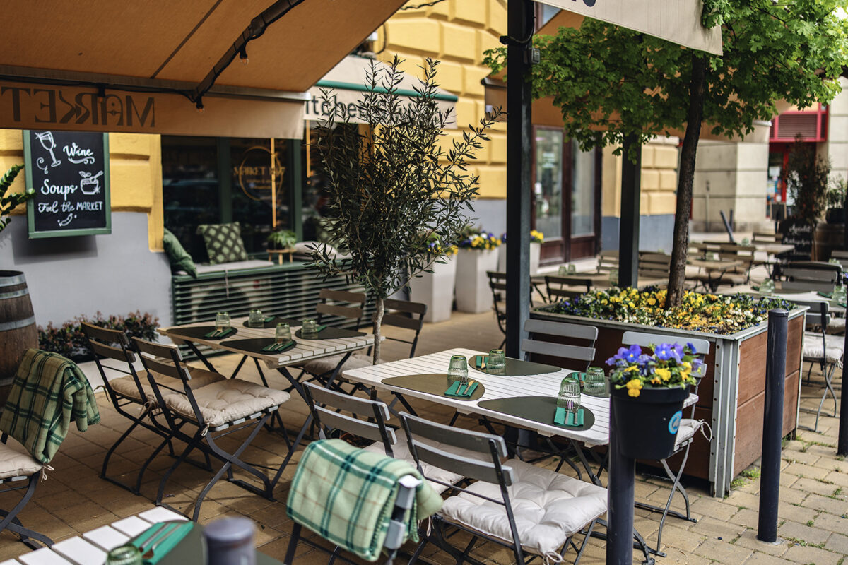 Market 1897 by Borbíróság restaurant in Budapest