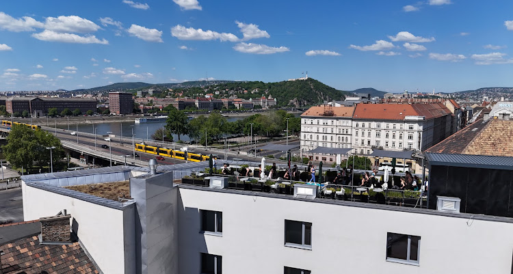 Nine Up Rooftop Bar in Budapest