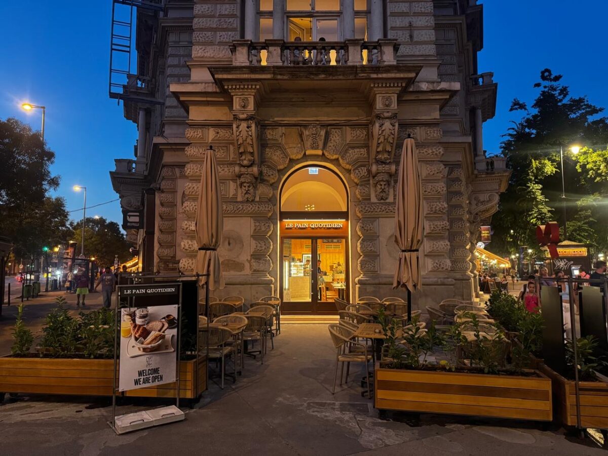 Le Pain Quotidien brunchozó Budapesten