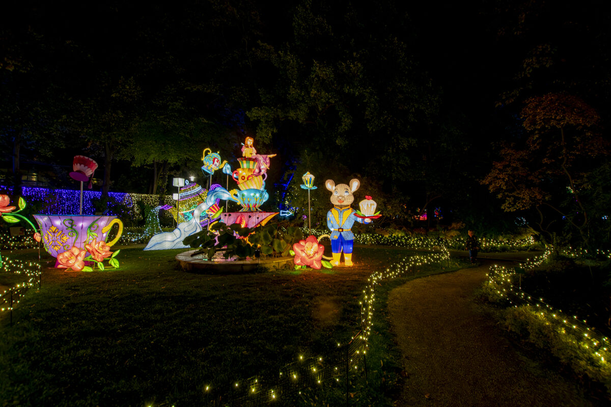 Garden of Lights 2026 A Szépség és a Szörnyeteg fénypark fénykiállítás Budapesten