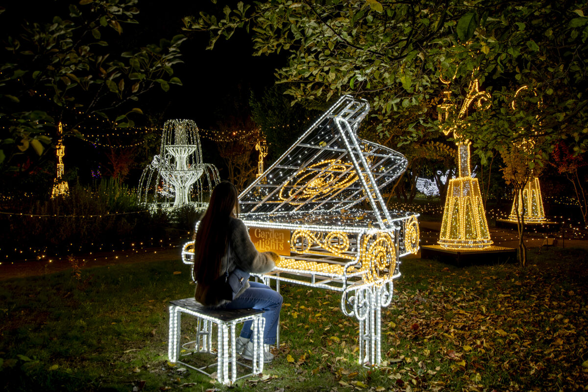 Garden of Lights 2026 A Szépség és a Szörnyeteg fénypark fénykiállítás Budapesten