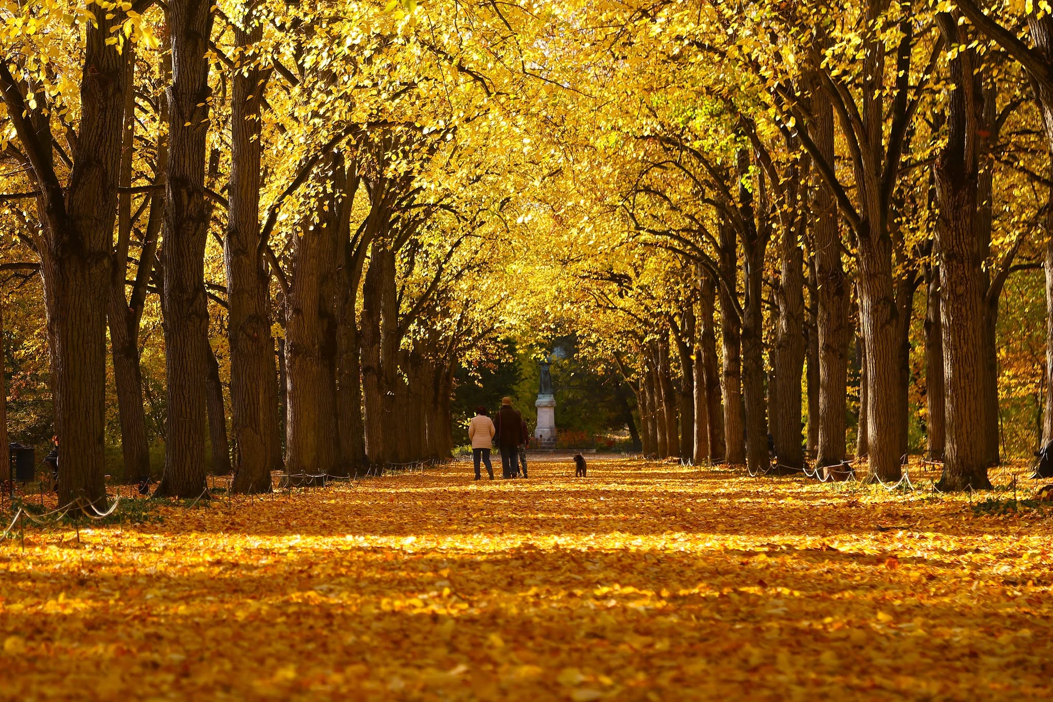 Aranyló őszi sétányok csalogatnak Sisi mesés emlékparkjába